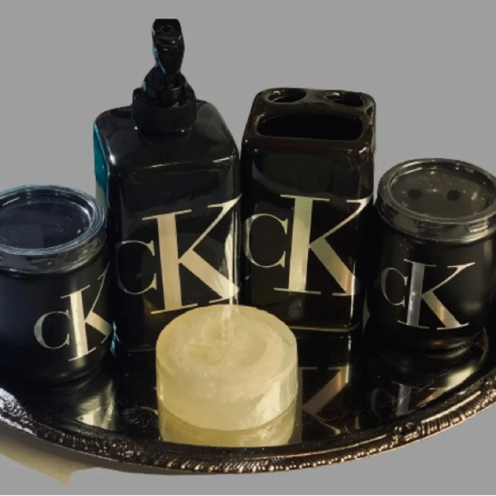 Custom Bathroom Counter Trays